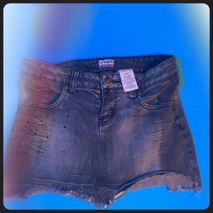 Sexy No Boundaries Jean Skirt 🖤